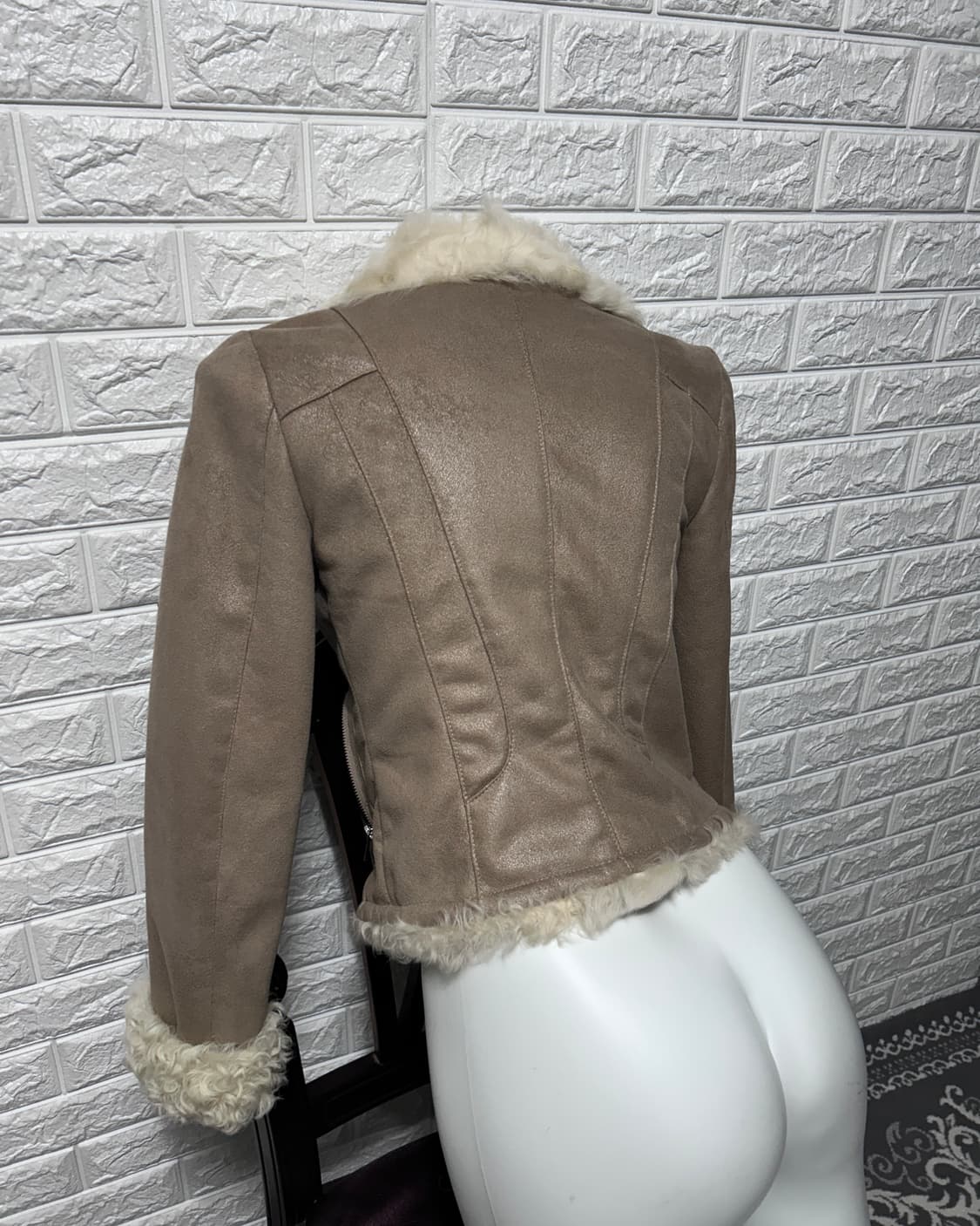 00‘s Y2K Shearling Short Jacket 상품이미지4