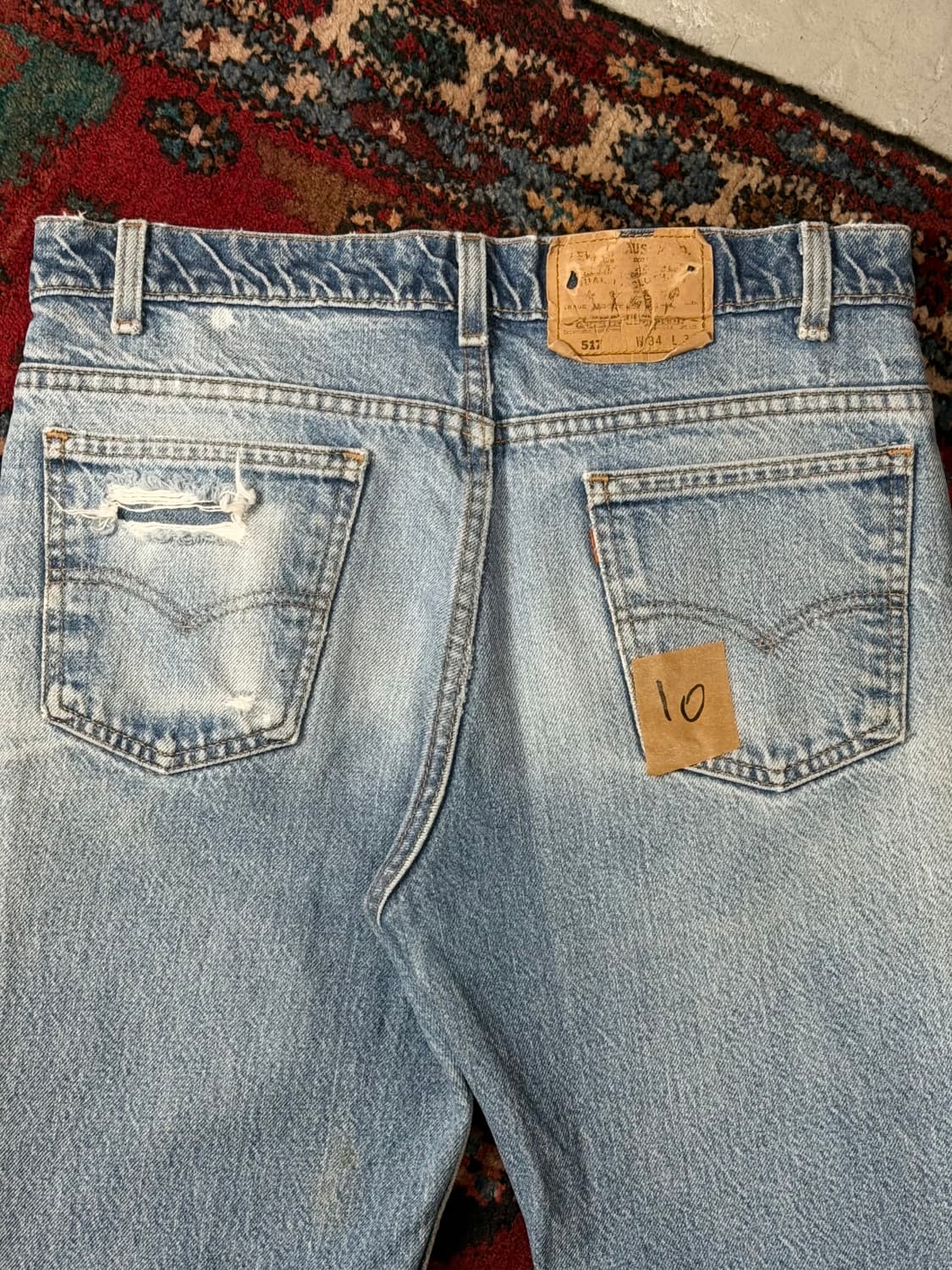 90's USA Made 빈티지 리바이스 517 오렌지탭 상품이미지6