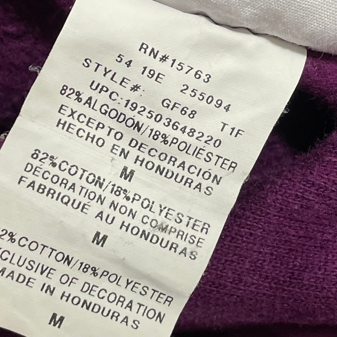 [M] 챔피온 리버스위브 빈티지 후드티 퍼플 상품이미지3