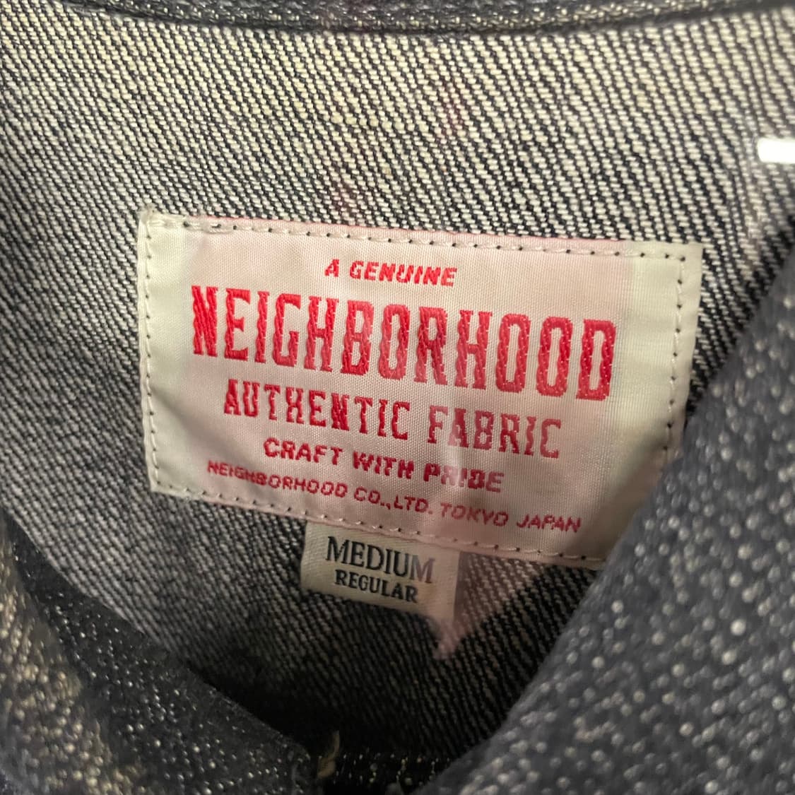 14s 네이버후드 리지드 스톡맨 데님자켓 상품이미지8