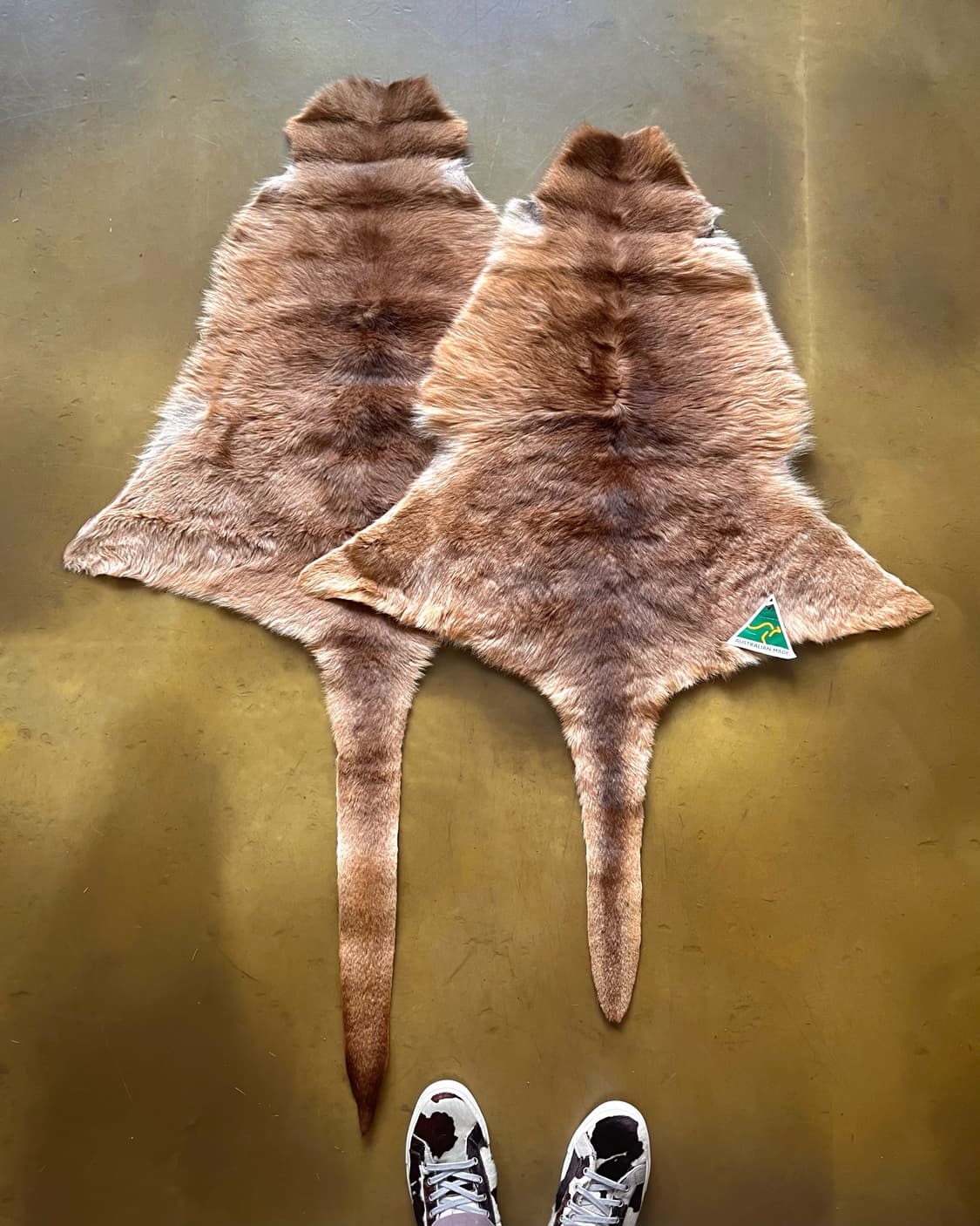(A)2000s Australian Kangaroo Skin Carpet 상품이미지2