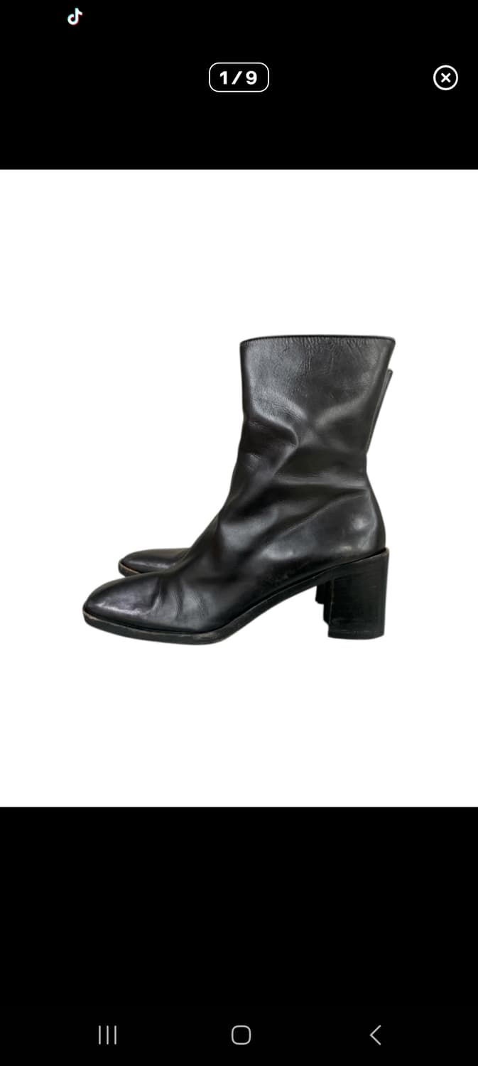 Gucci 앵클 레더 부츠 블랙 7.5(255) (gr-3506) 상품이미지1