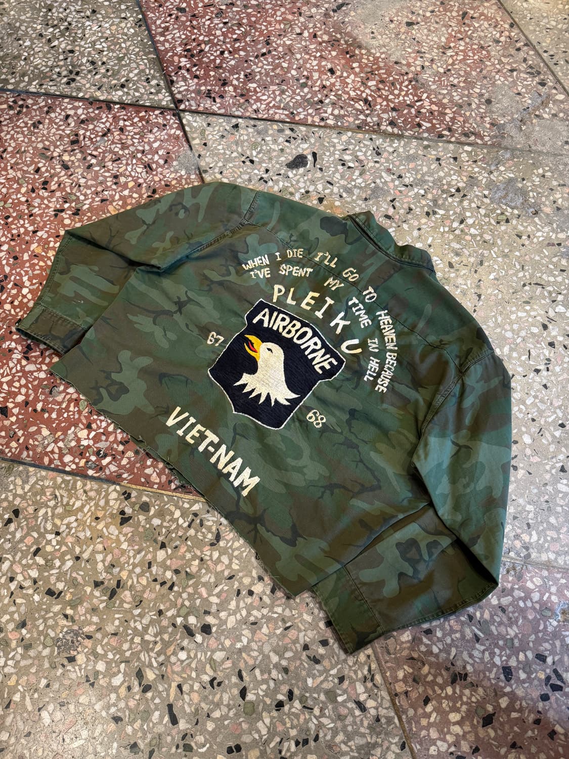 70s Airborne 베트남 수베니어 자켓 (40) 상품이미지2