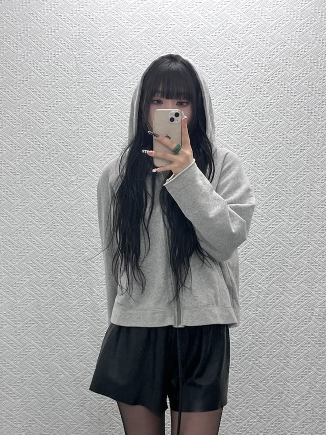 아디다스 빈티지 레트로 00s 아방핏 세미크롭 후드집업 95 C10148 상품이미지1