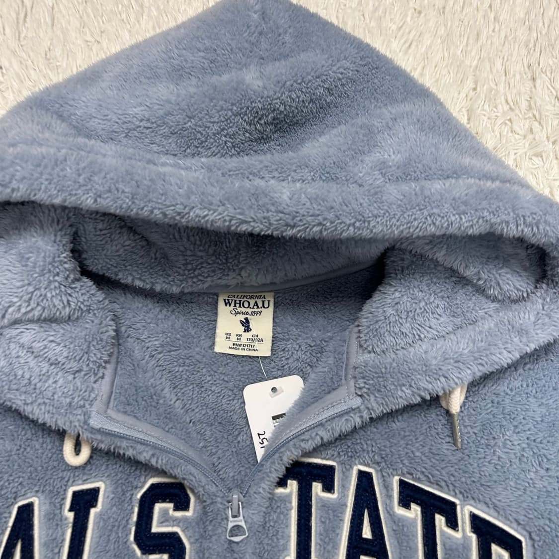 WHO A U Sky Blue Fleece 상품이미지6