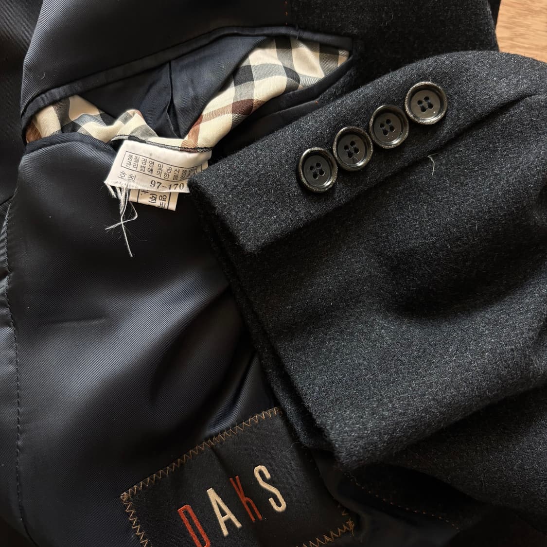 닥스 FW 콤비 자켓 95 100 가성비 클래식 캐주얼 상품이미지4