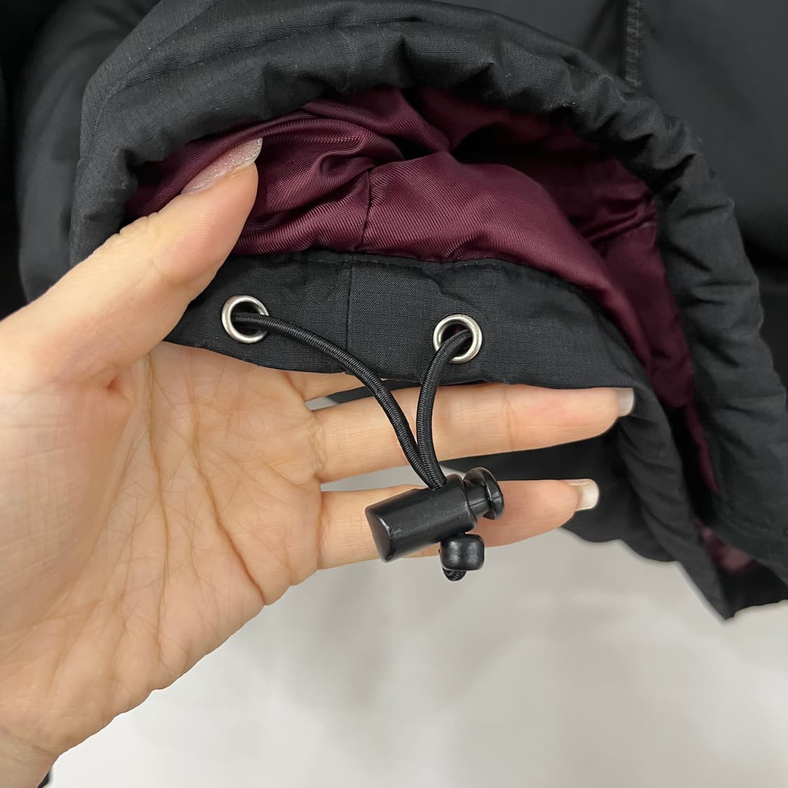 나이키 00s 버건디 스우시 뉴챔프 블랙 덕다운 패딩 자켓 상품이미지5