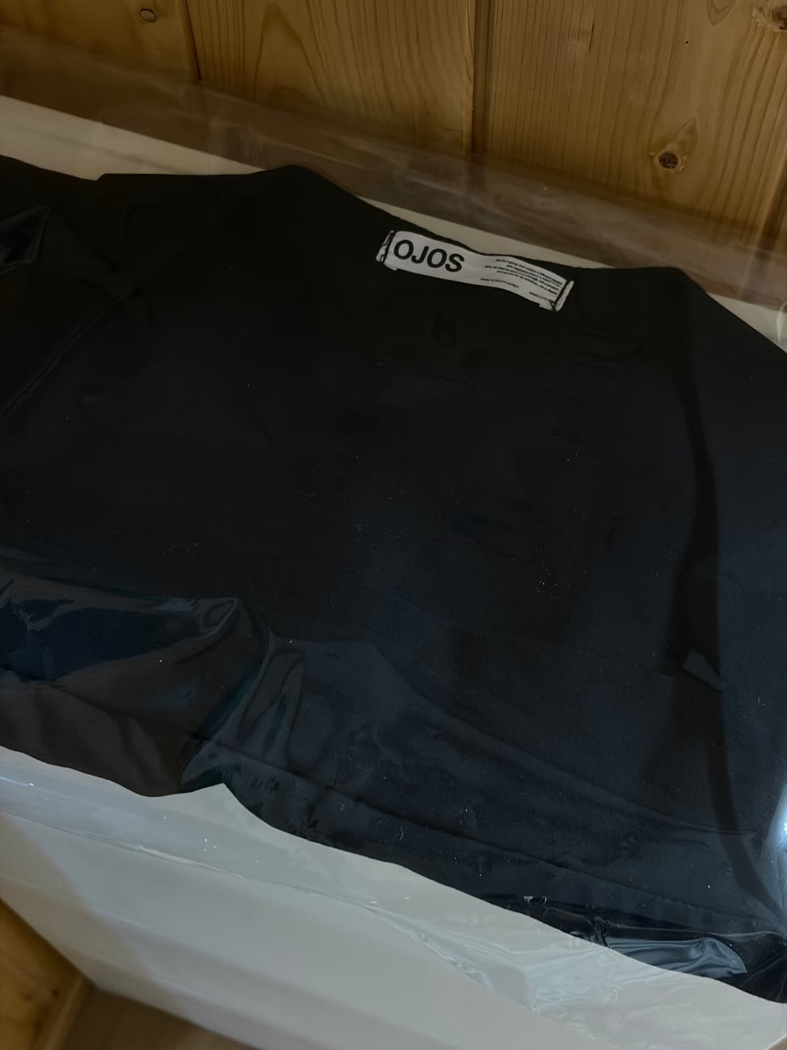 오호스 OJOS 블랙 롱 슬리브  상품이미지4