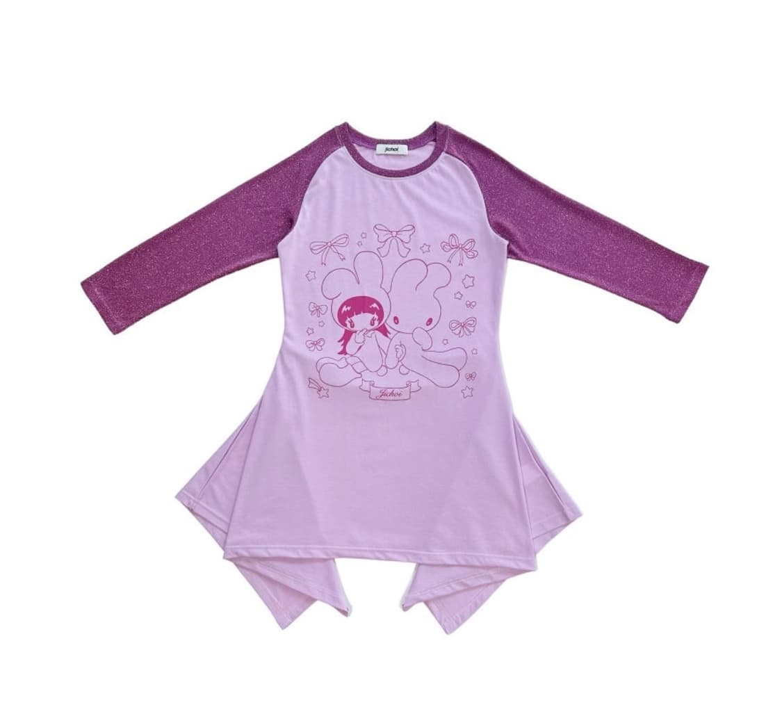 지초이 - FLARED RAGLAN T-DRESS 3사이즈 상품이미지1