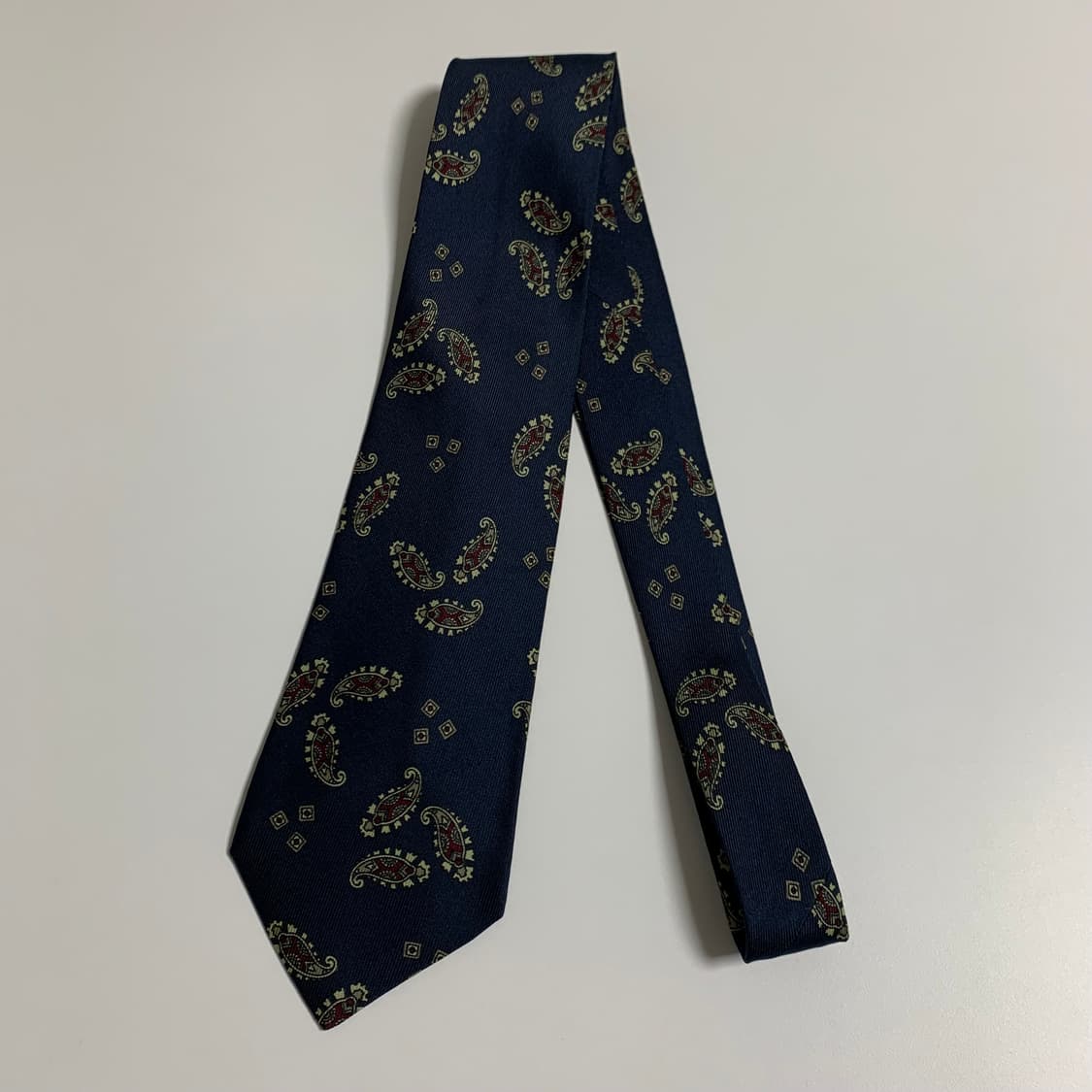 샤넬(CHANEL) 페이즐리 명품넥타이 최상급 A+ 100실크 클래식룩 상품이미지9
