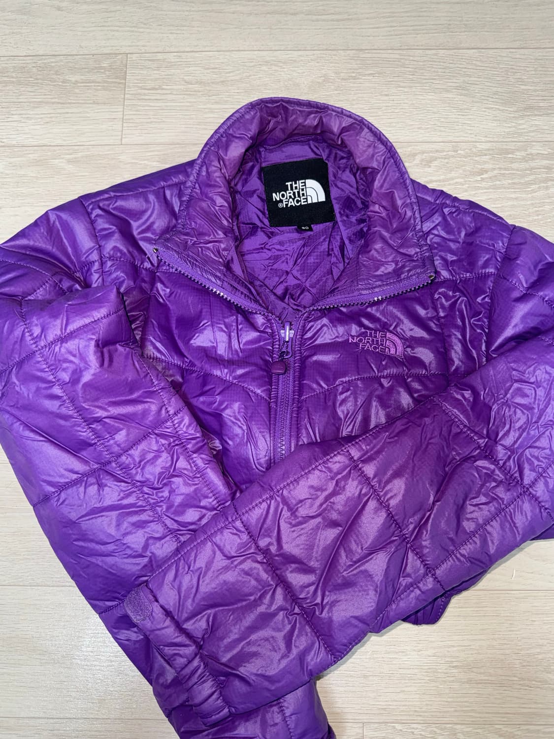 노스페이스 빈티지 퍼플 패딩 90 상품이미지1