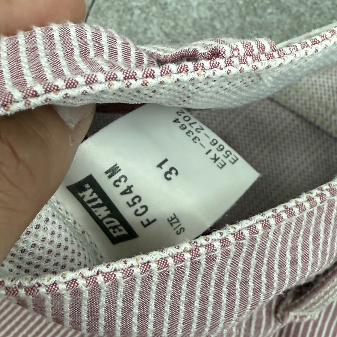 에드윈 레드 팬츠 상품이미지6