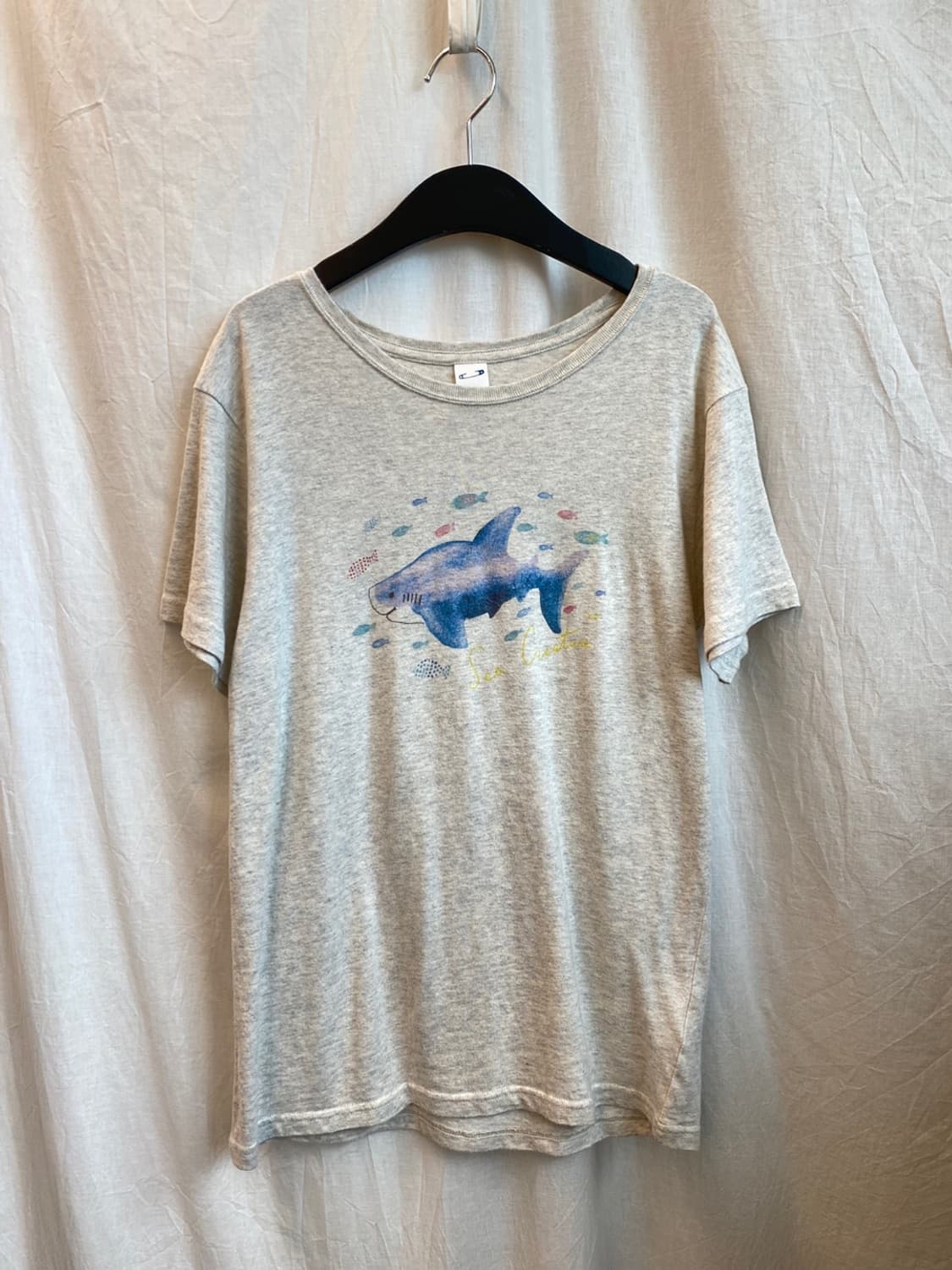 BLUE BLEUET 멜란지 반팔티셔츠(M) 상품이미지2