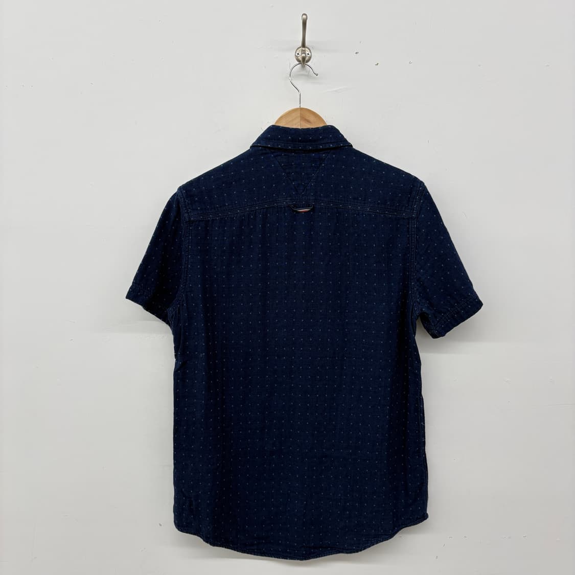 타미힐피거 네이비 도트 반팔 셔츠 남m 상품이미지5