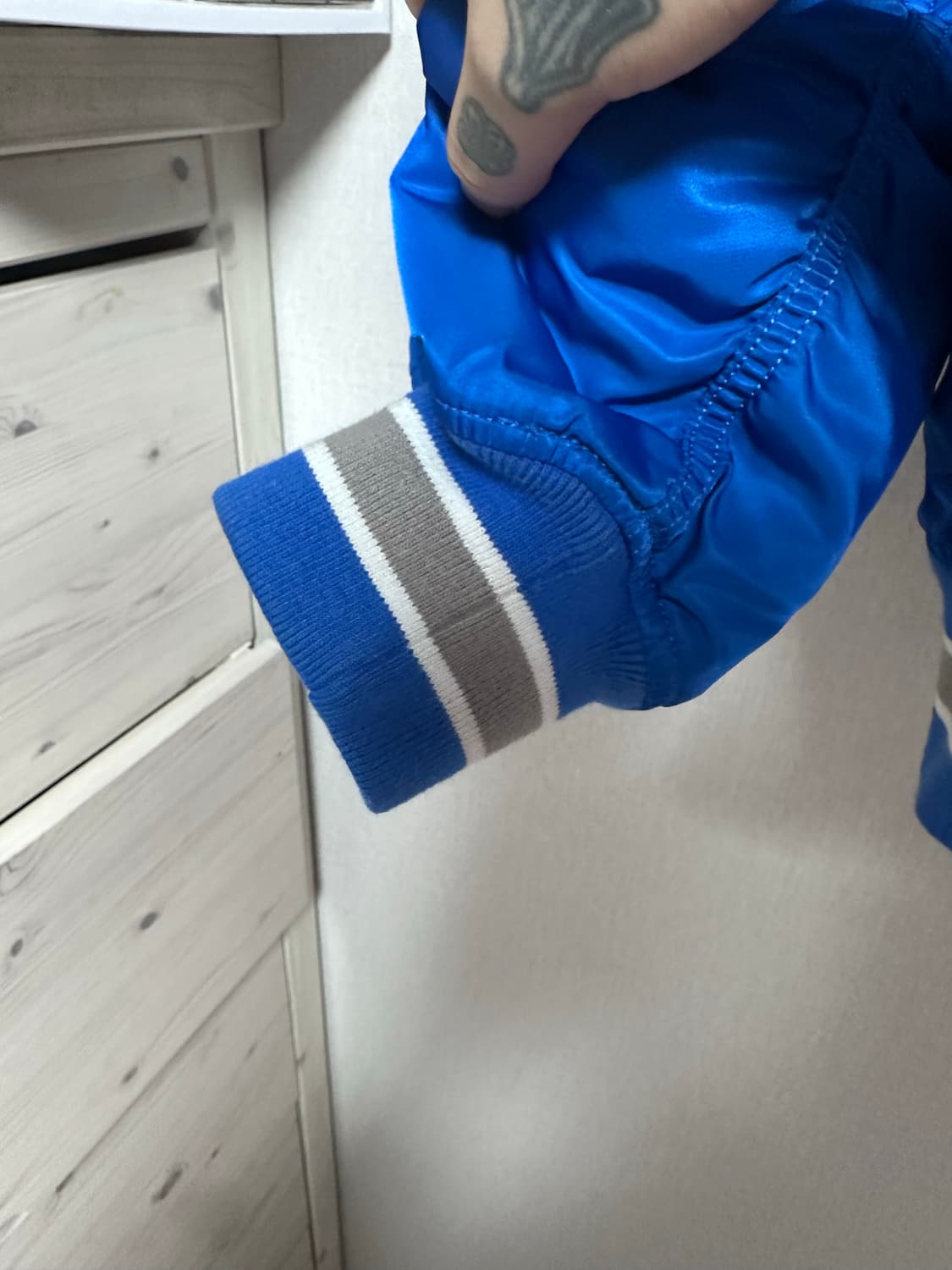 슈프림 세컨드 투 논 MA-1 자켓 블루 - 22SS 상품이미지5