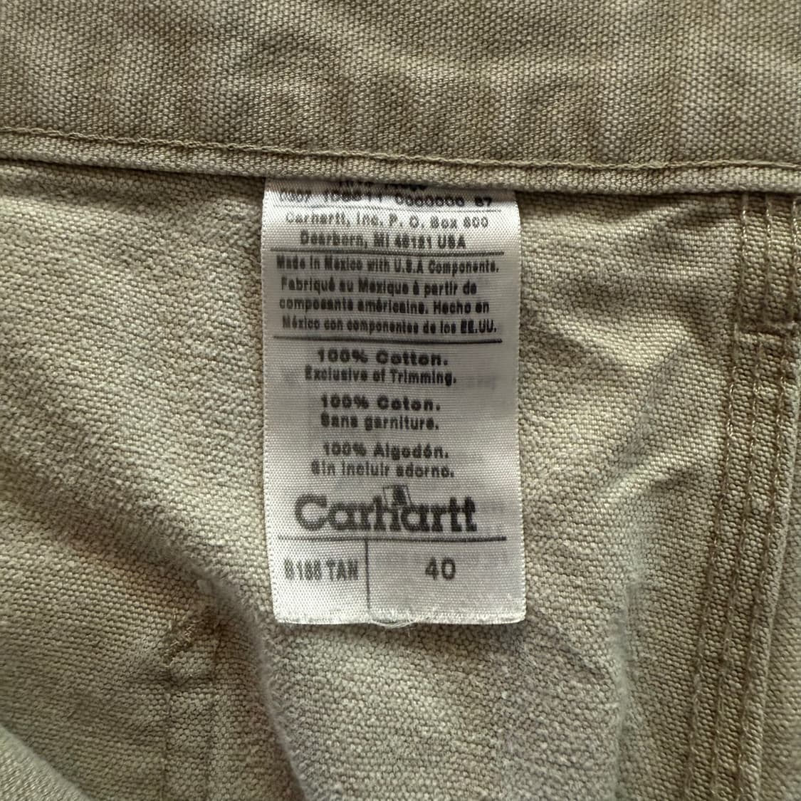 [40] carhartt 칼하트 워크 쇼츠 반바지 상품이미지4