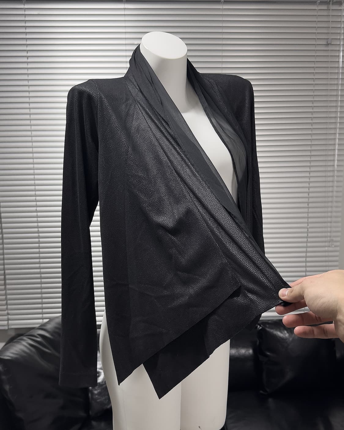 {Hiroko Koshino} Asymmetric Cardigan 상품이미지3