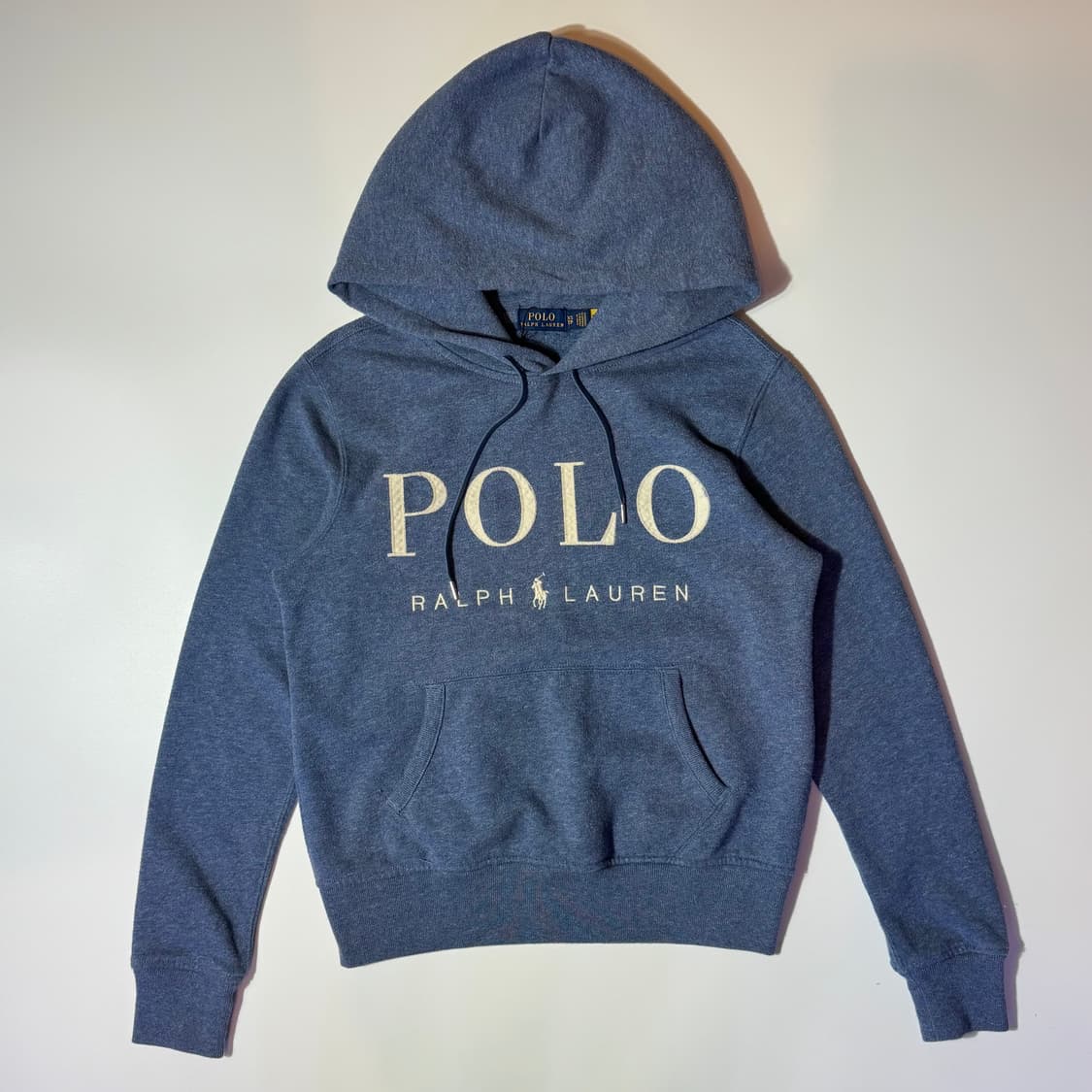 폴로 랄프로렌 블루 로고 후드티 상품이미지1
