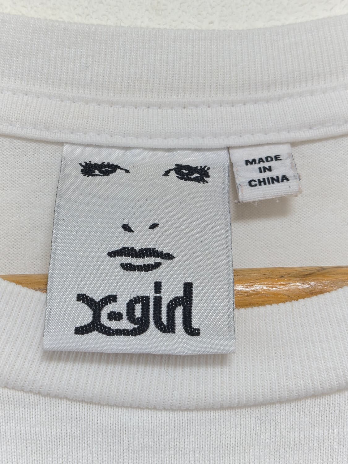 엑스걸Xgirl 빅 그래픽 Y2K티셔츠 1사이즈 - T169 상품이미지4