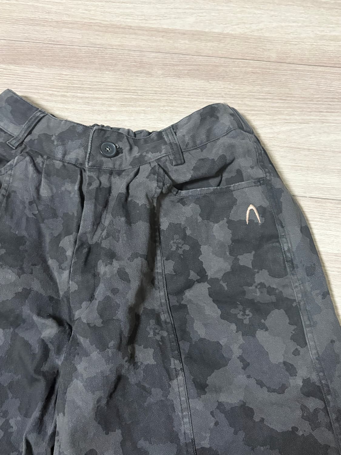 아캄 카모플라쥬 트윌 팬츠 블랙 카모바지 1사이즈 상품이미지6