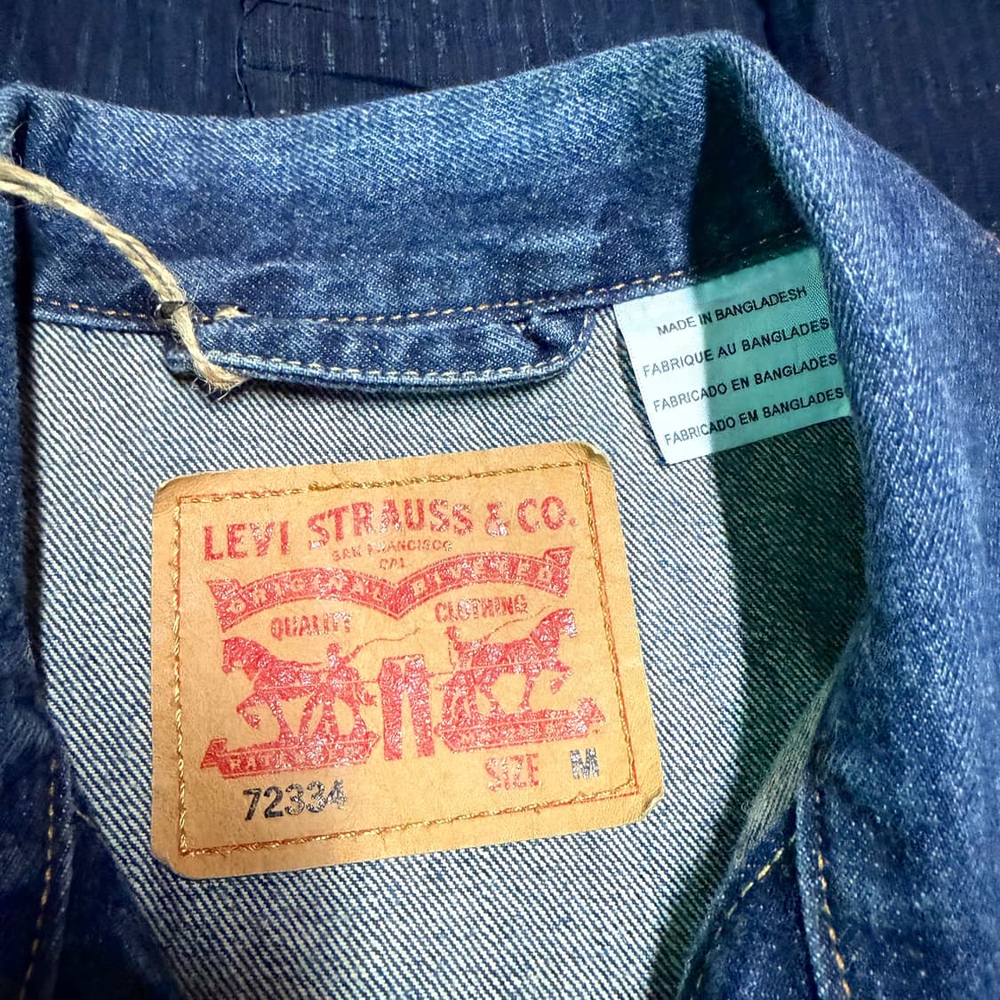 리바이스 72334 3rd 데님 트러커 자켓 M 상품이미지4