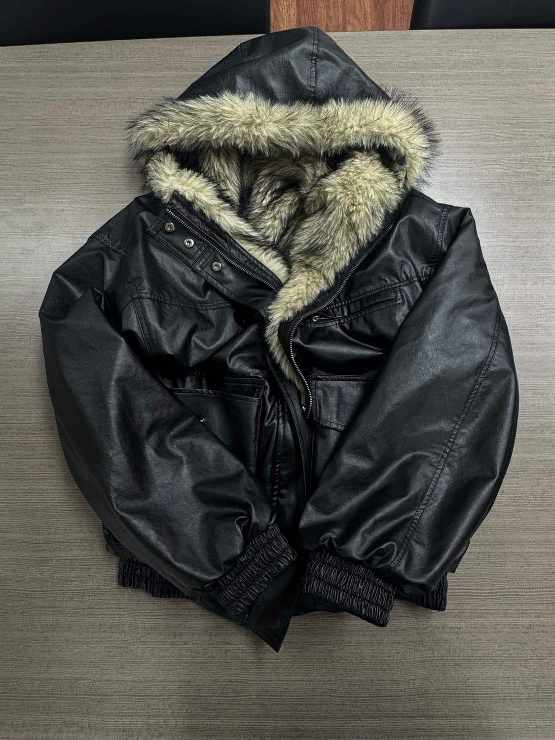 샌드릭 퍼자켓 라이트옐로우 상품이미지2