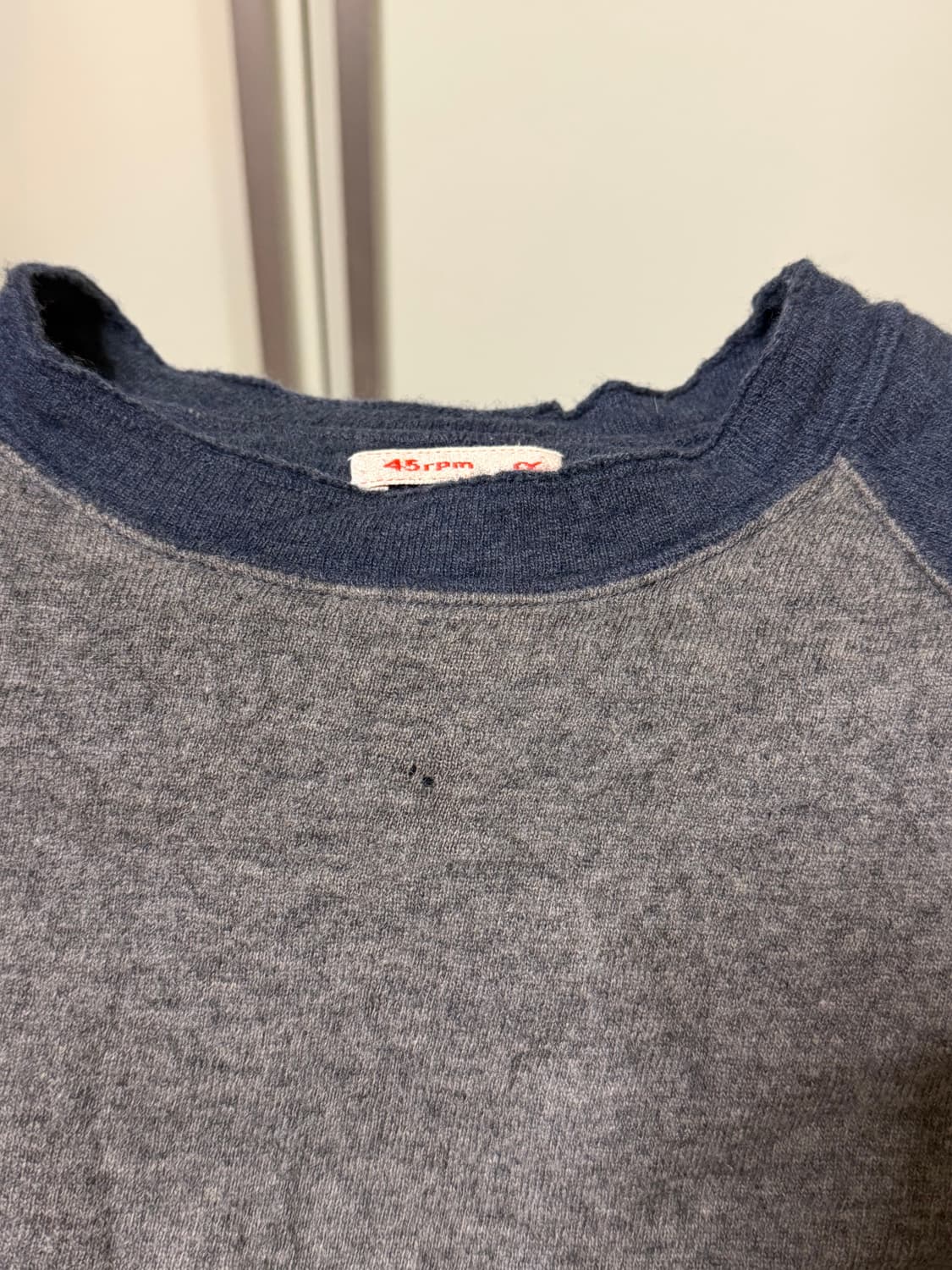 45rpm 리버시블 래글런 니트 상품이미지6