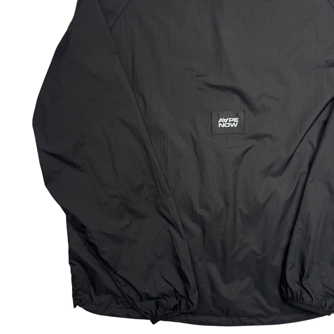 AAPE 에이프 스펠아웃 블랙 바람막이 M 상품이미지6