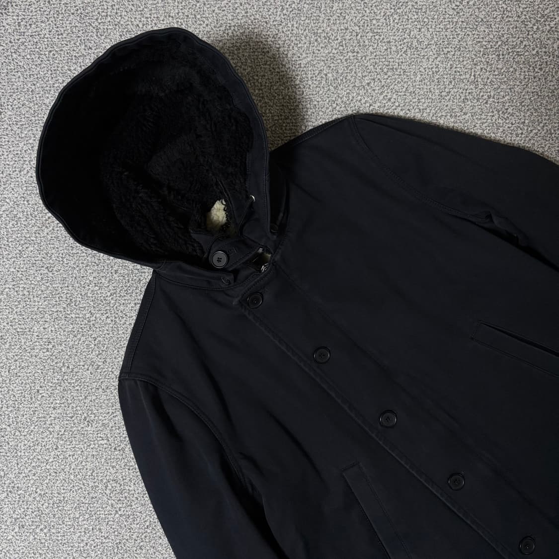 Sandro 산드로 양털 후드 덕자켓 여성용 XS 상품이미지2