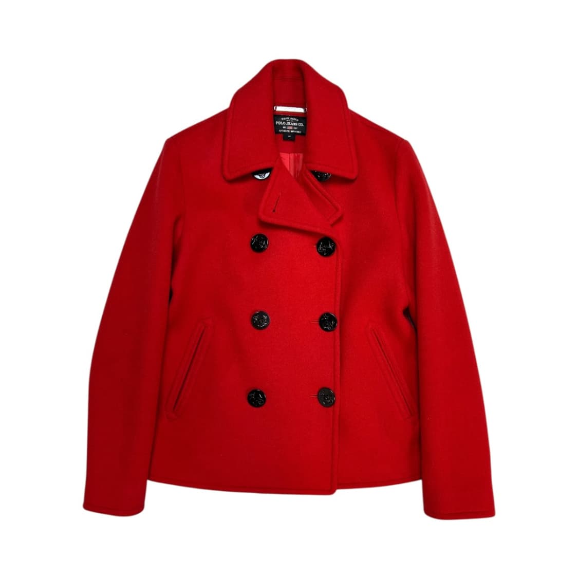 M) 폴로 진스 클래식 레드 피코트 OC-001 상품이미지1