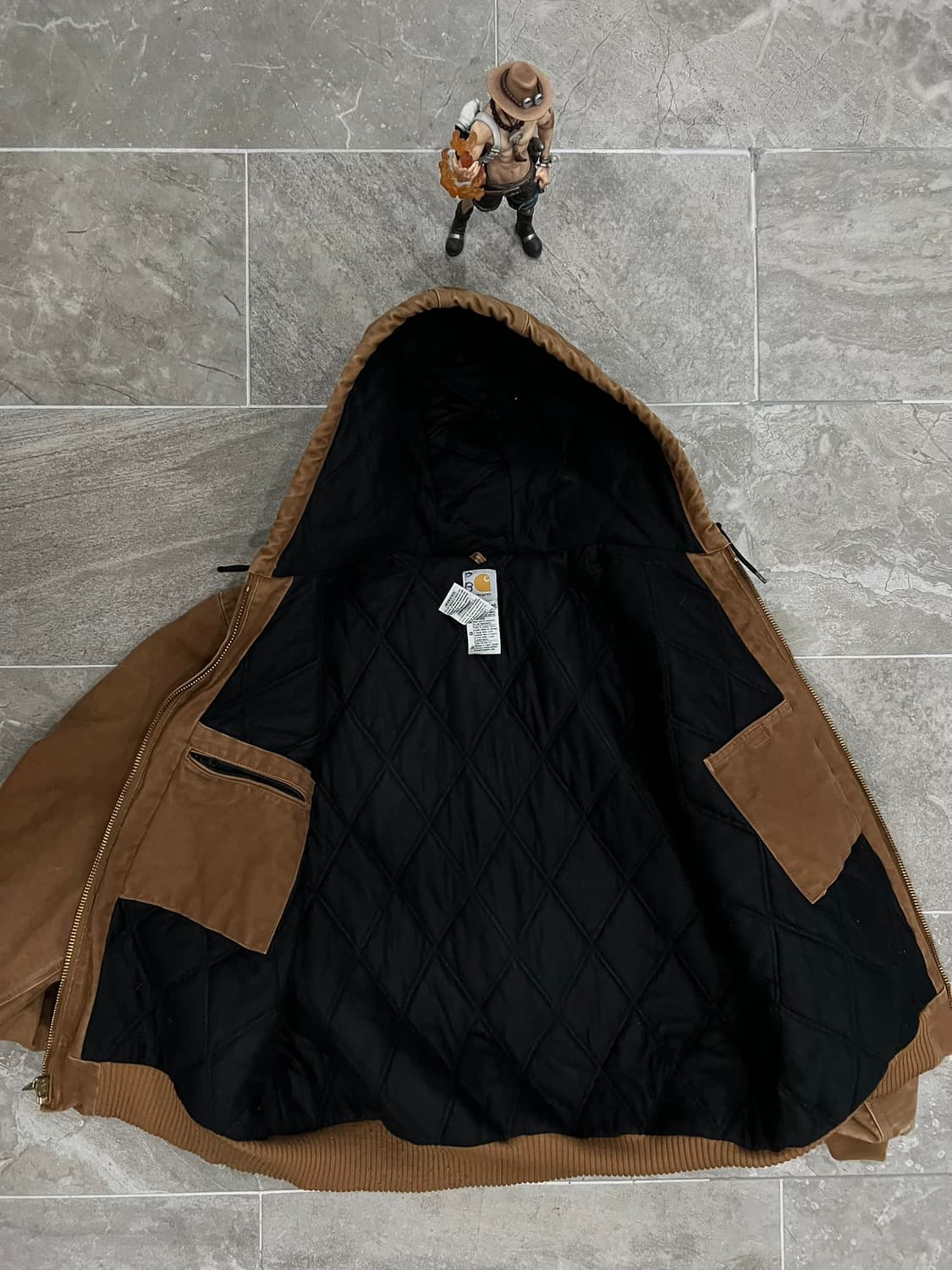 (XL)칼하트 덕 액티브 후드자켓 J130 BRN 칼하트브라운 상품이미지3