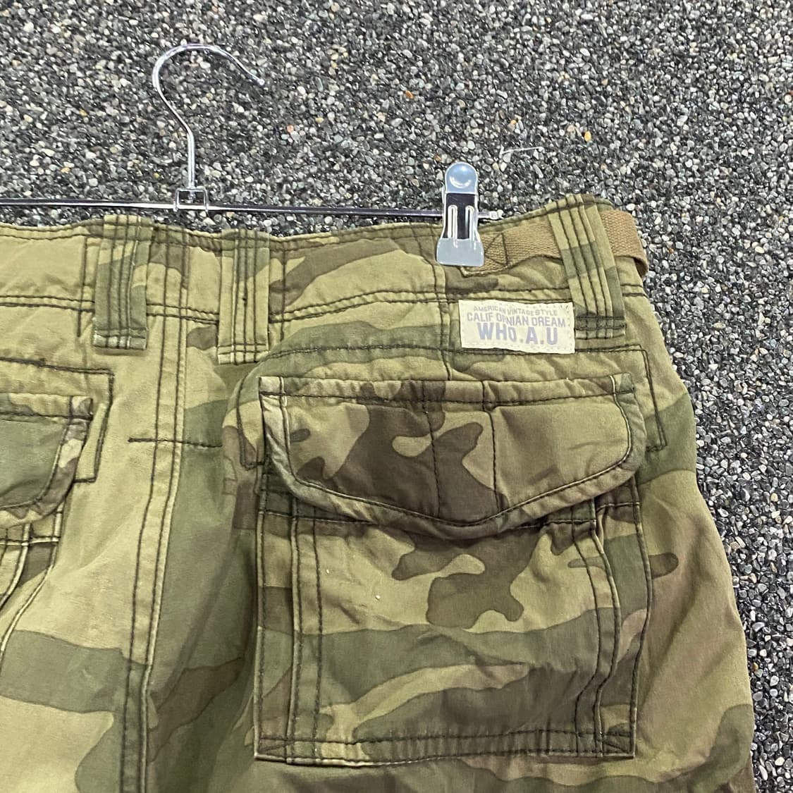 후아유 밀리터리 카고 하프팬츠 B2157 상품이미지3