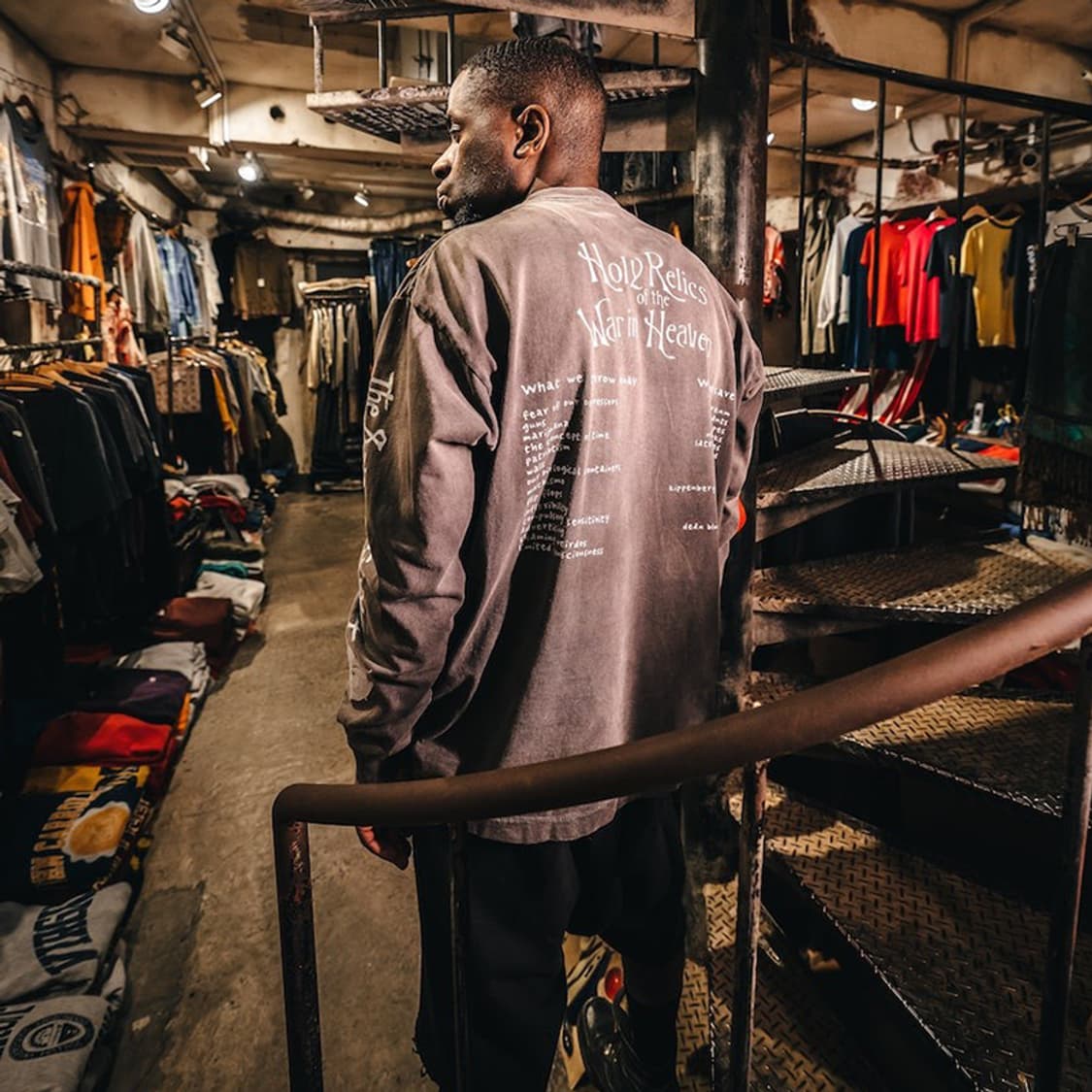 [XL] 세인트미카엘 사탄 롱슬리브 블랙 새제품 상품이미지7