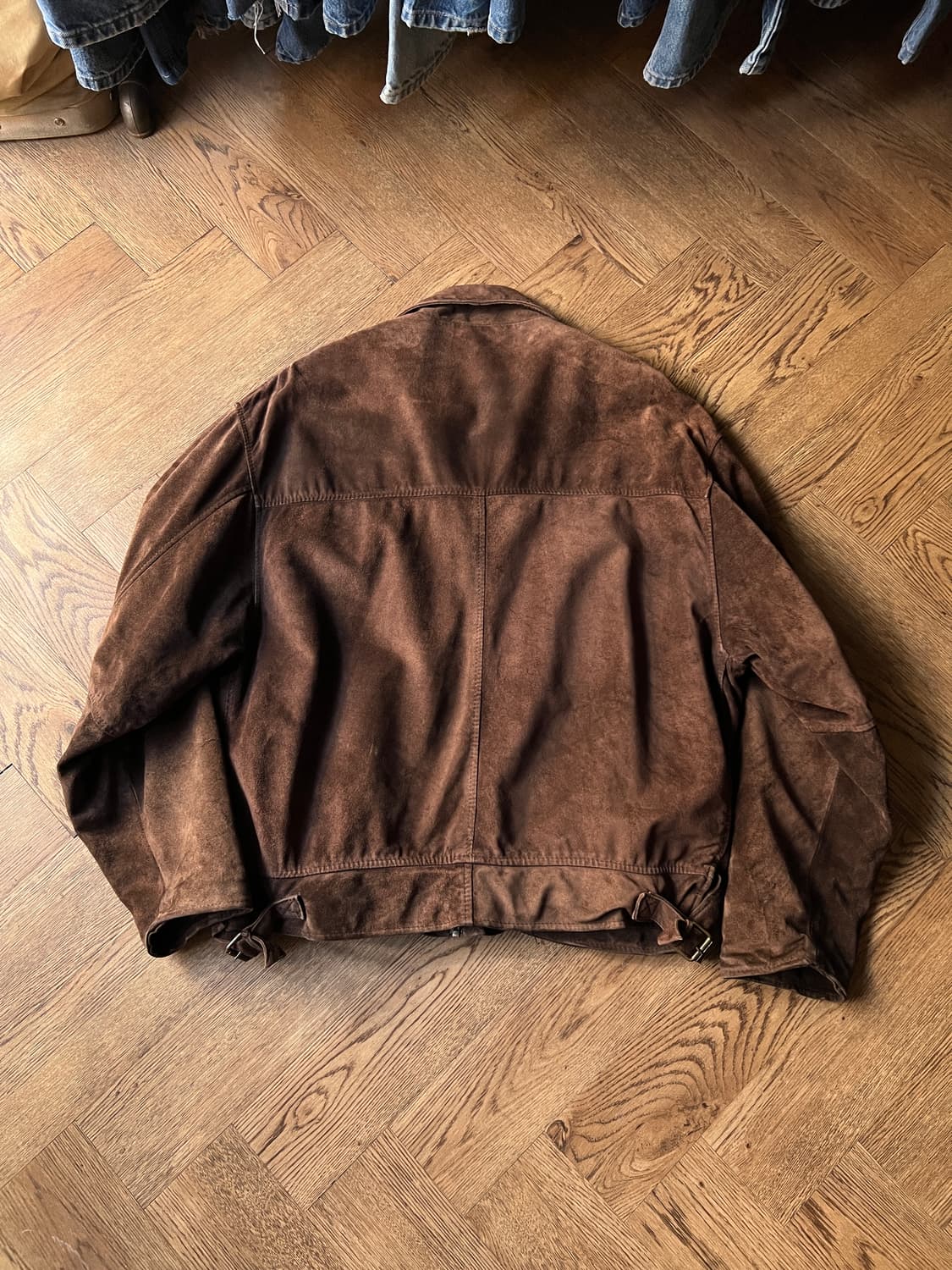 [XL]유로 빈티지 리얼 스웨이드 드리즐러 자켓 상품이미지8