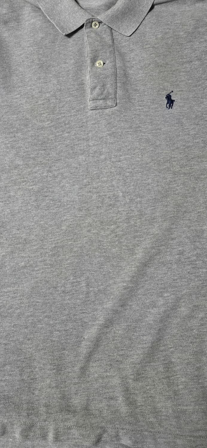 폴로 랄프로렌 회색 카라티 S 상품이미지5
