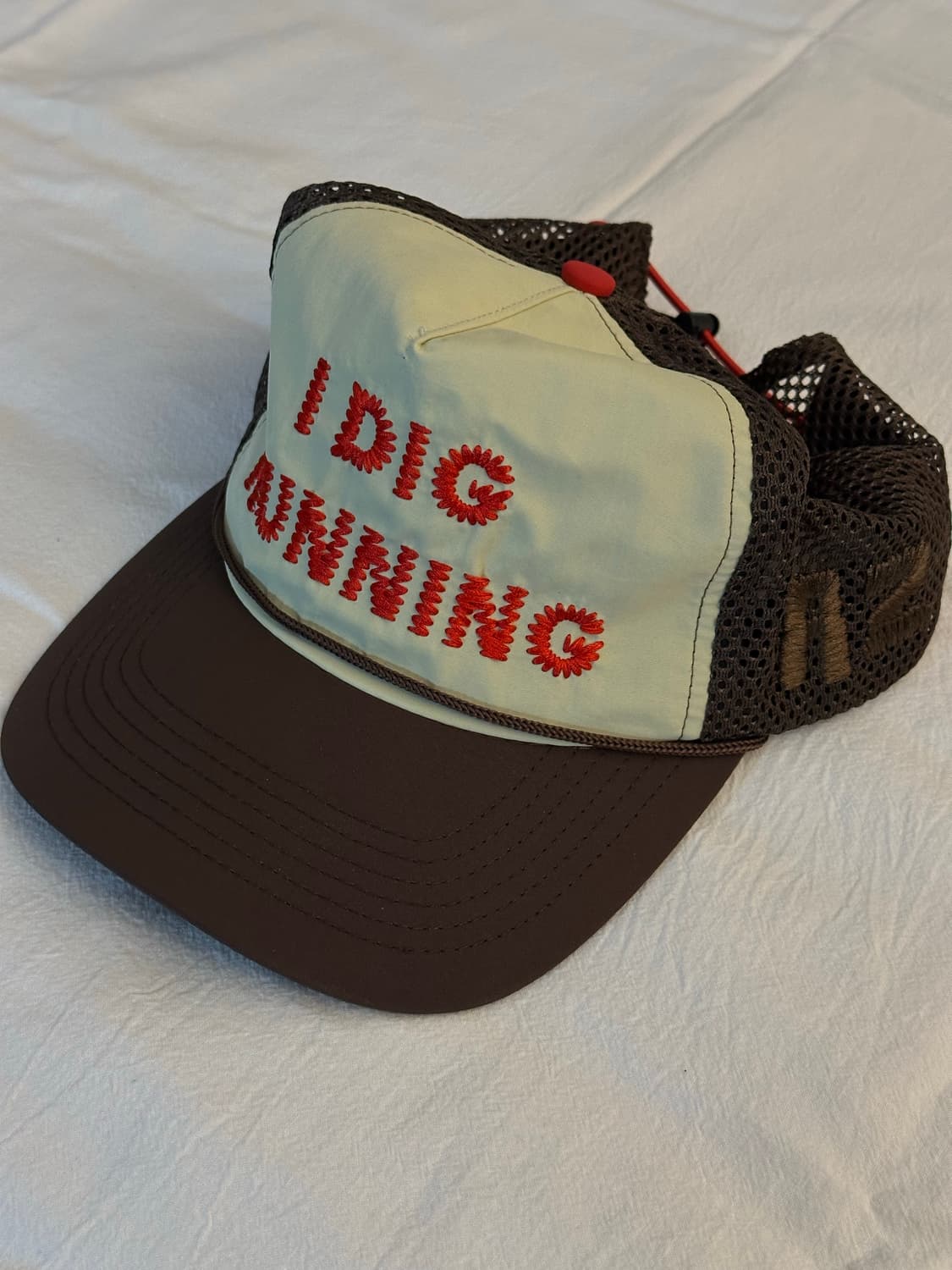 알렉스 조노 아이 디그 러닝 트러커 햇 OG 브라운 상품이미지1