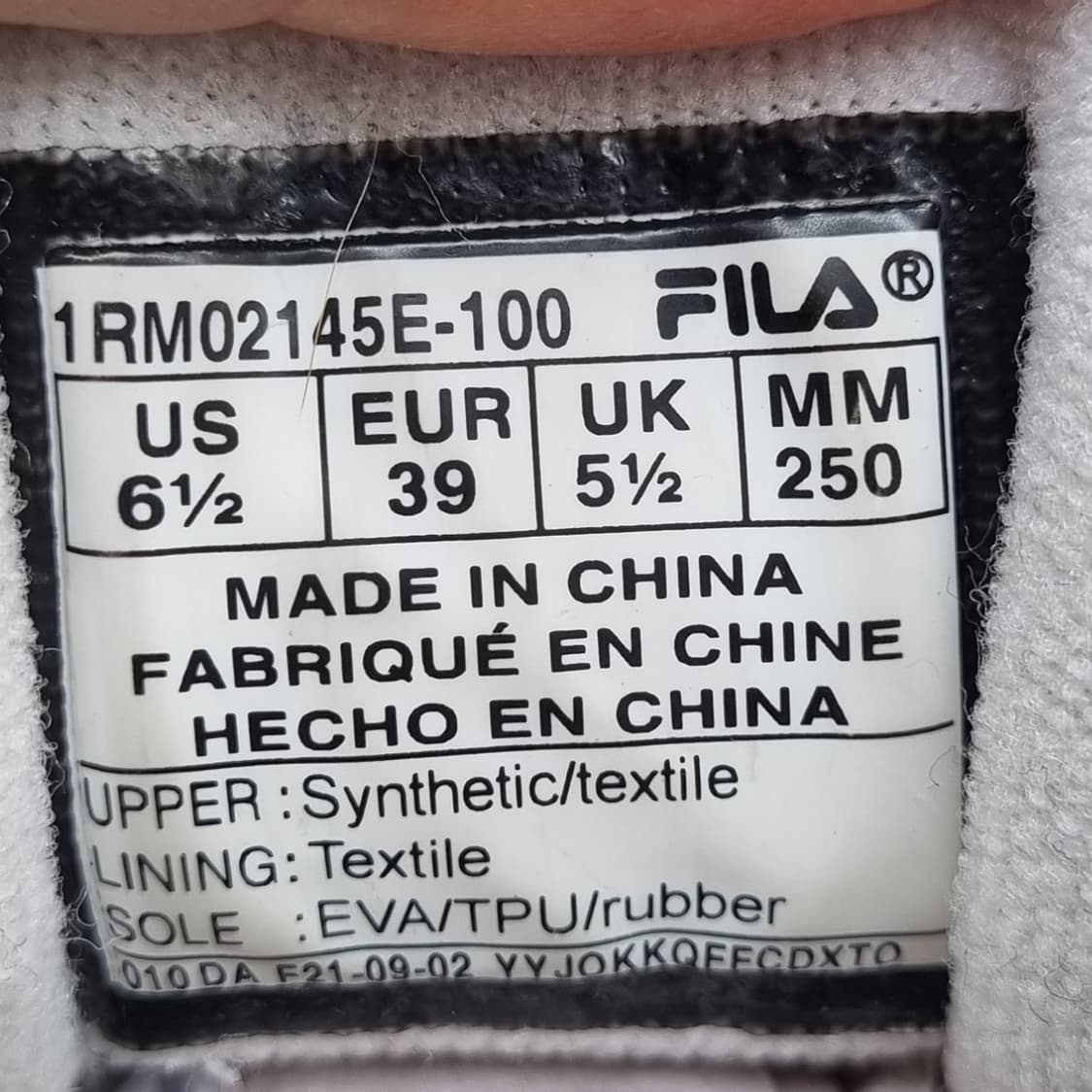 휠라 레인저22 운동화250  상품이미지6