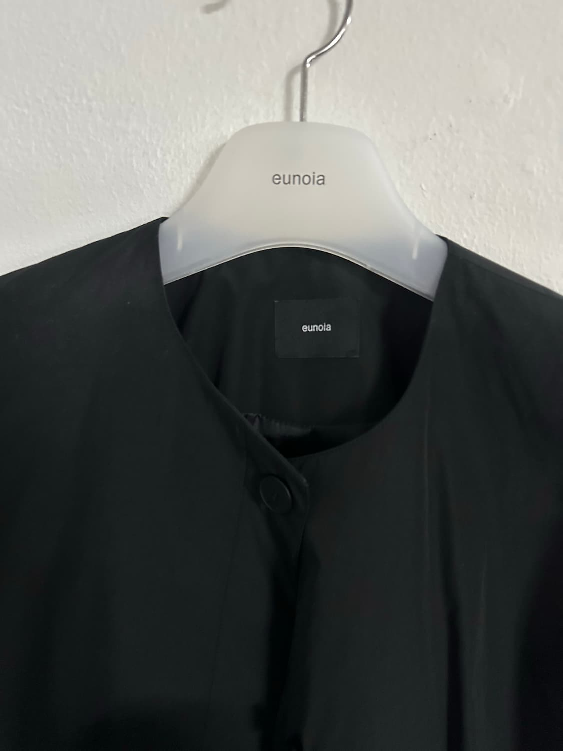 유노이아 노카라 볼륨 자켓 블랙 프리사이즈 상품이미지2