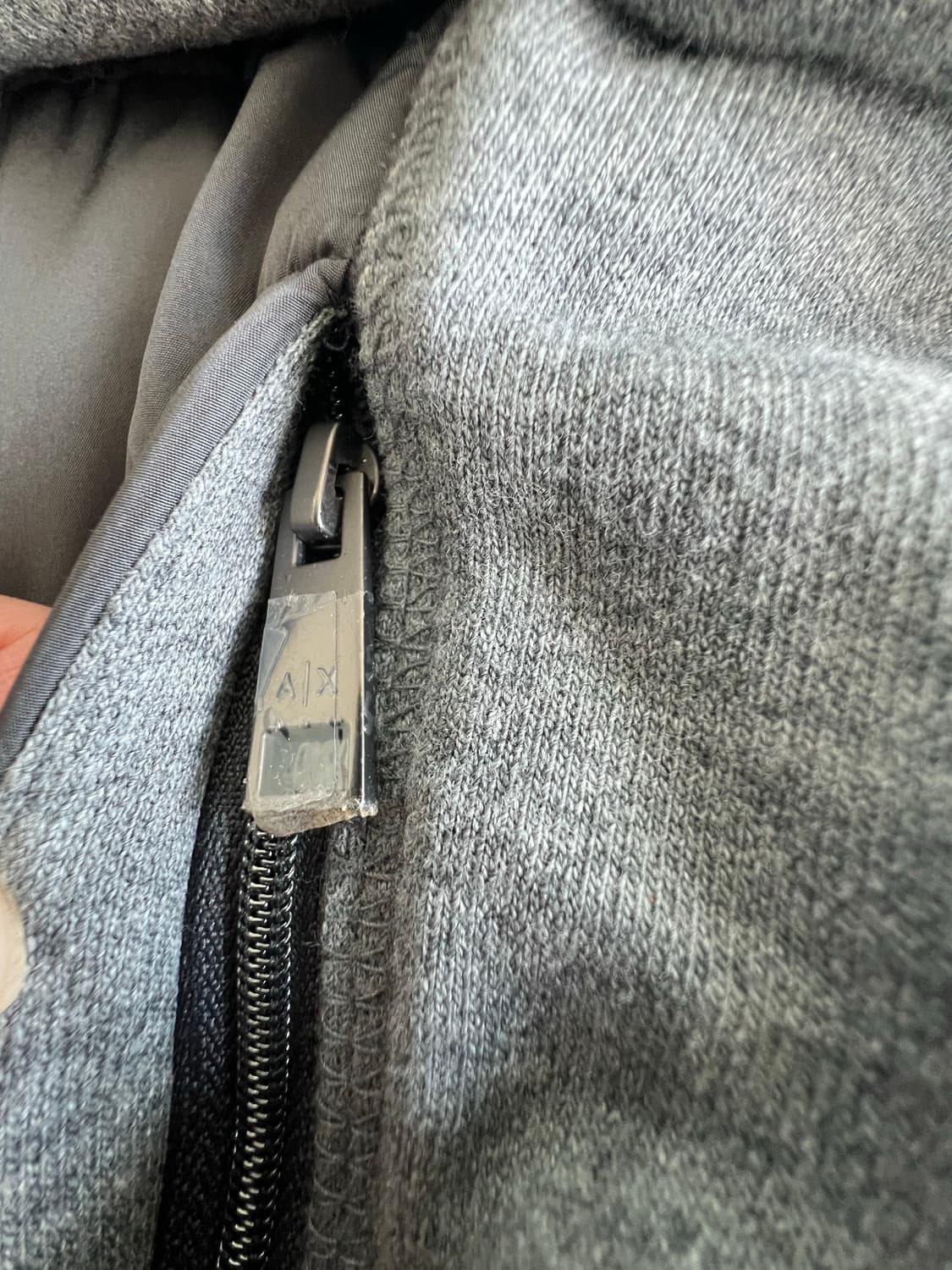 알마니 익스체인지 퀼팅 하이브리드 후드 집업  상품이미지6