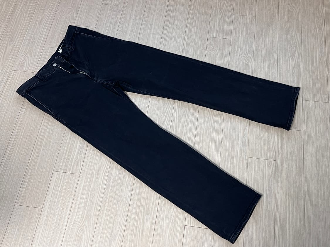 포터리/루프 다잉 원워시드 스트레이트 데님 블랙/1 상품이미지1