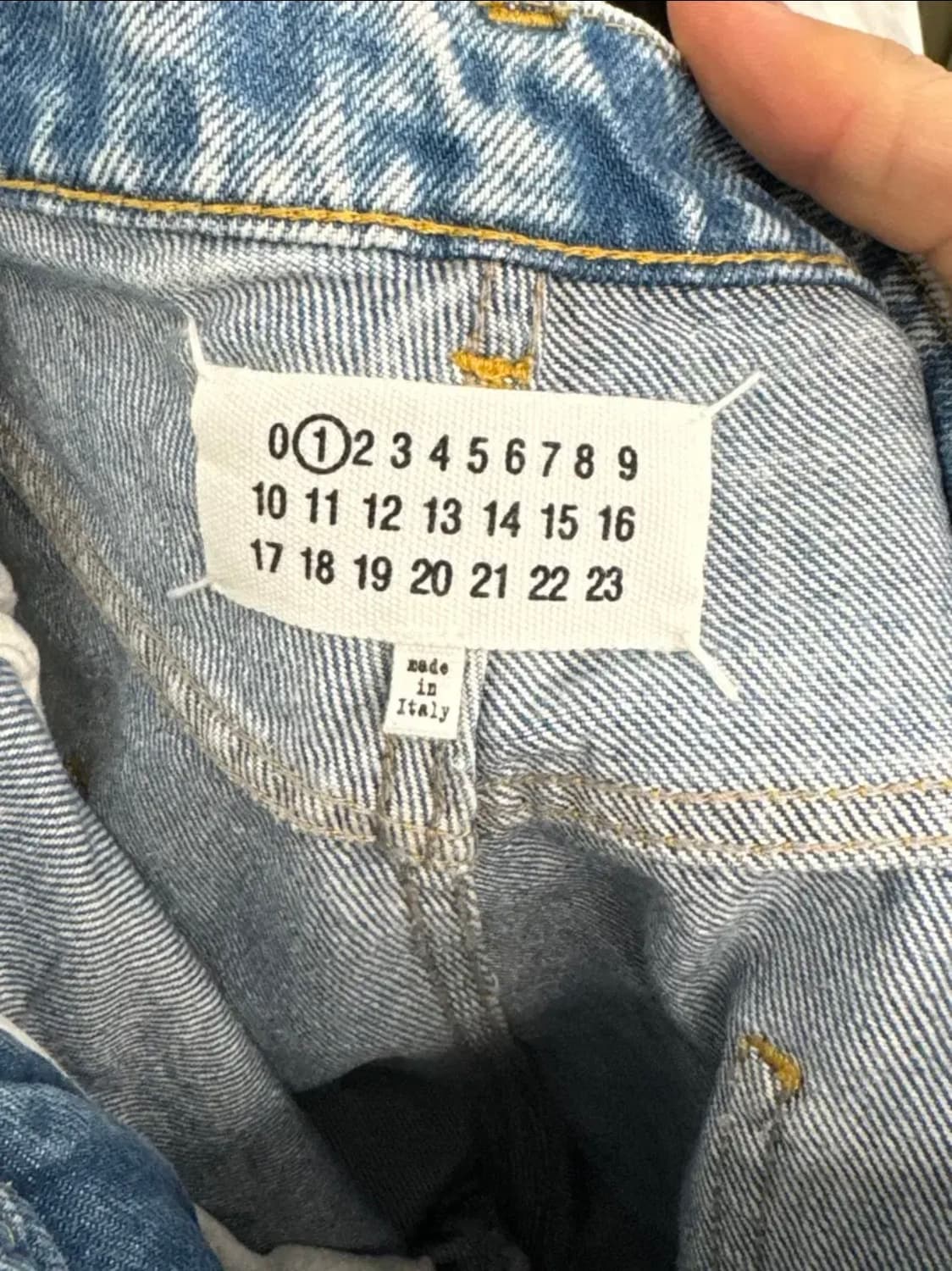 메종마르지엘라 콘트라스트 포켓 데님진(46) 상품이미지5