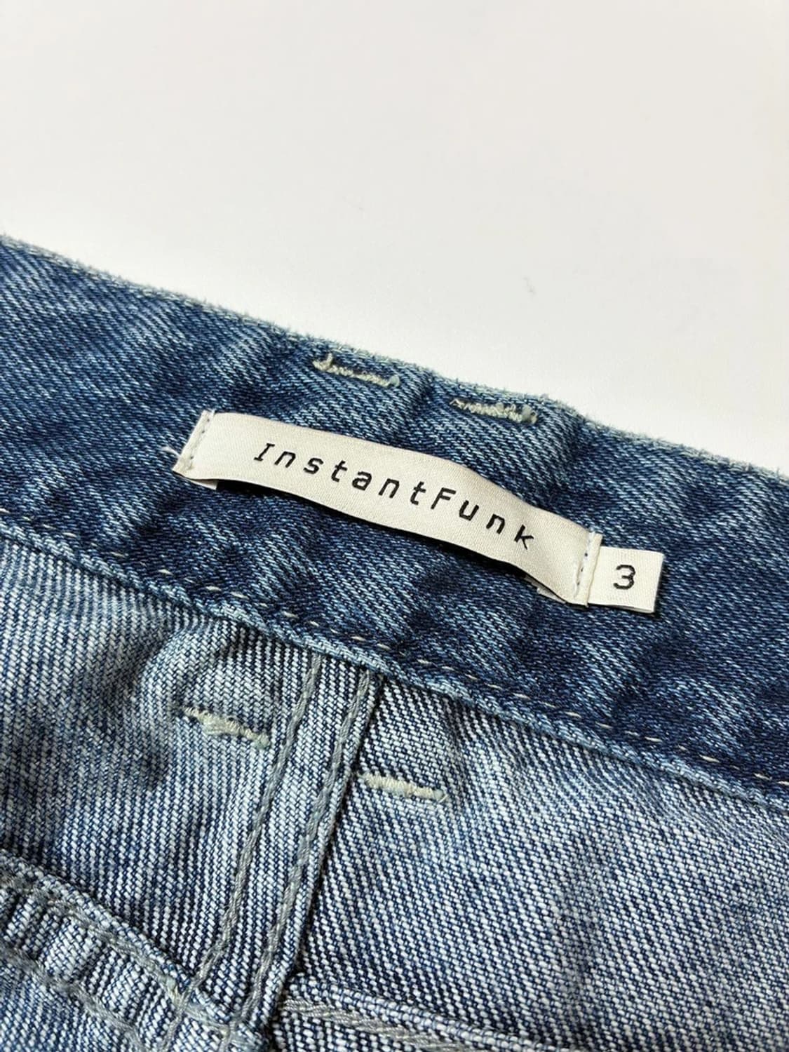 인스턴트펑크 21SS 워시드 부츠컷 데님 팬츠 PN9416 상품이미지7