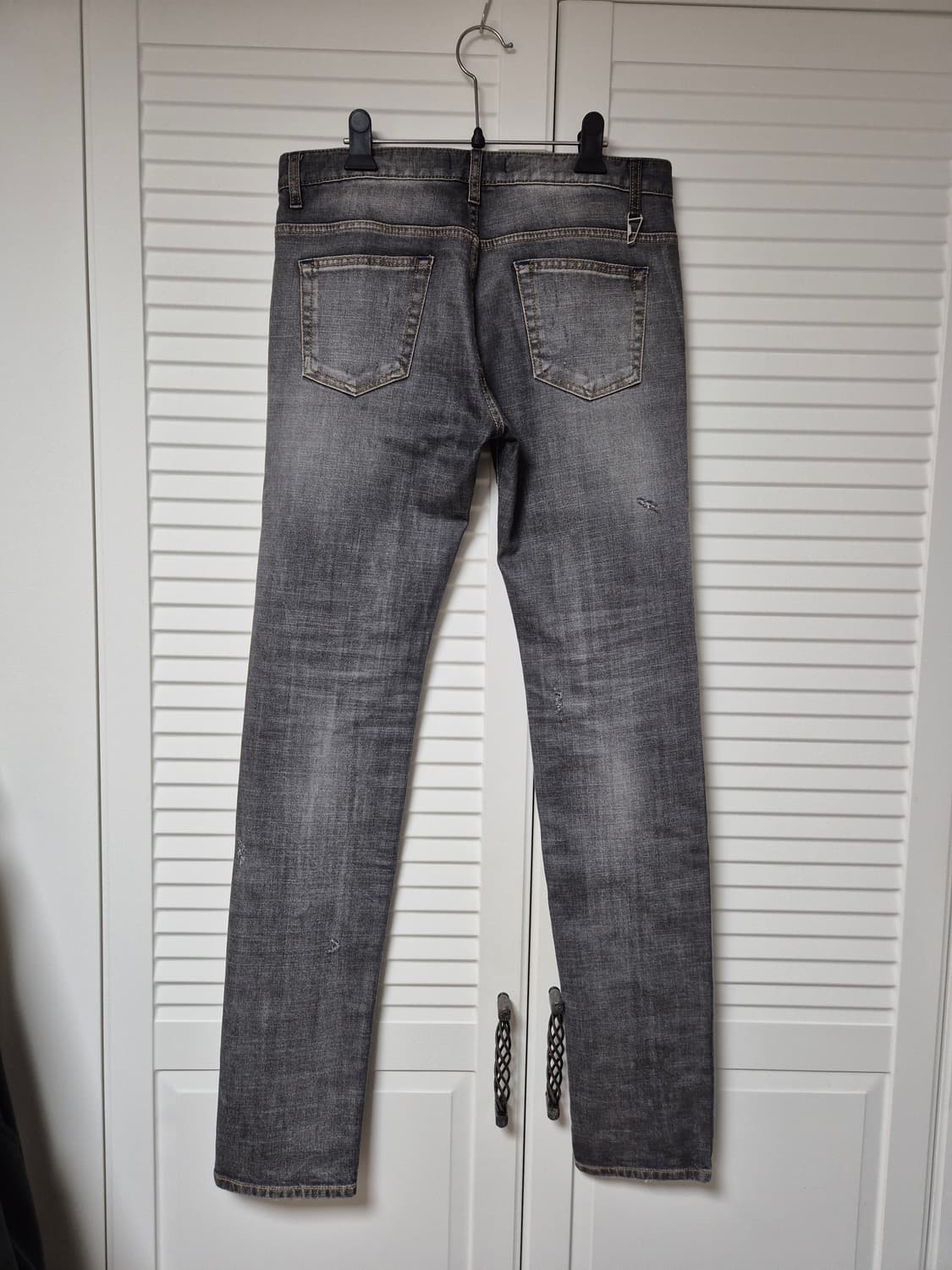 (새상품/2)언더마이카 리전03 슬림핏 워시드 진 워시드 그레이 상품이미지3