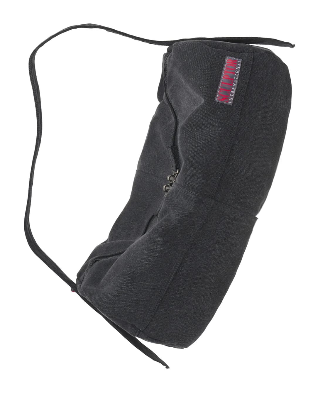 스컬프터 빈티지 캔버스 더플백 블랙 상품이미지1