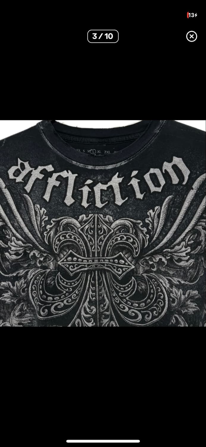 Affliction 어플릭션 고스펑크락시크반팔 상품이미지3