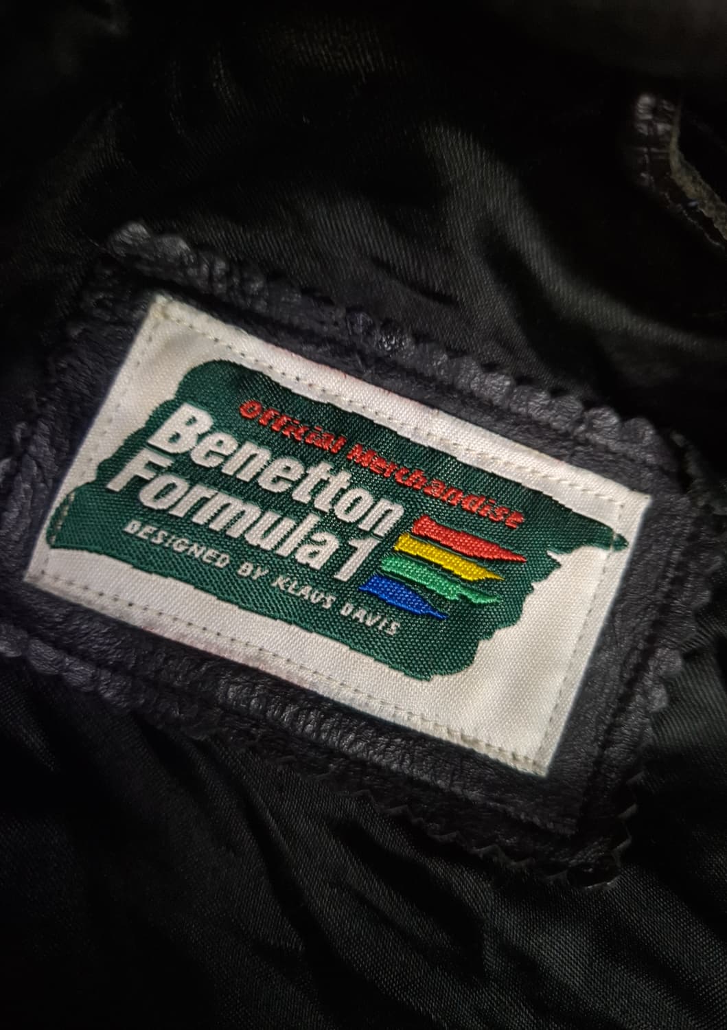 오리지날 80's 영국제조 베네통포뮬라 리얼레더 MA-1 항공자켓 상품이미지5