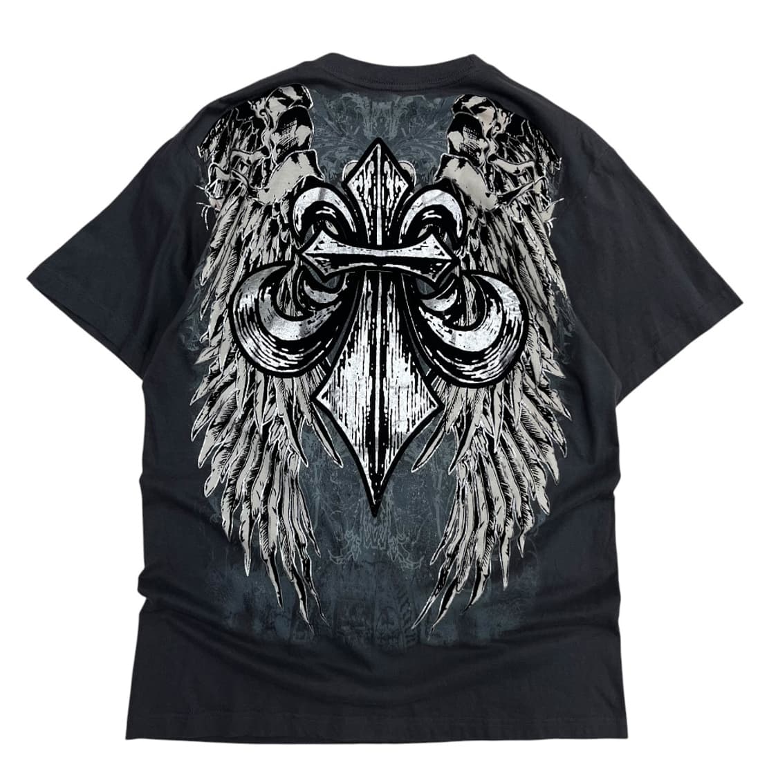 usa 빈티지 y2k 락시크맛 차콜 반팔 M 상품이미지4