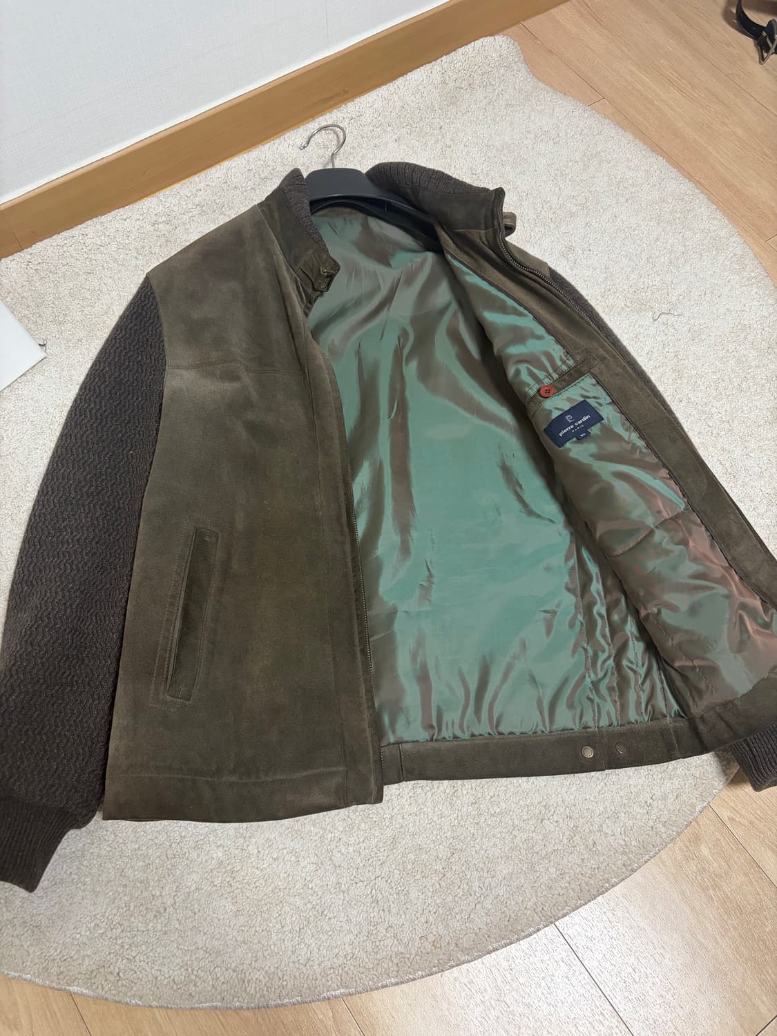 피에르가르뎅 스웨이드 봄버 자켓 m size 상품이미지5