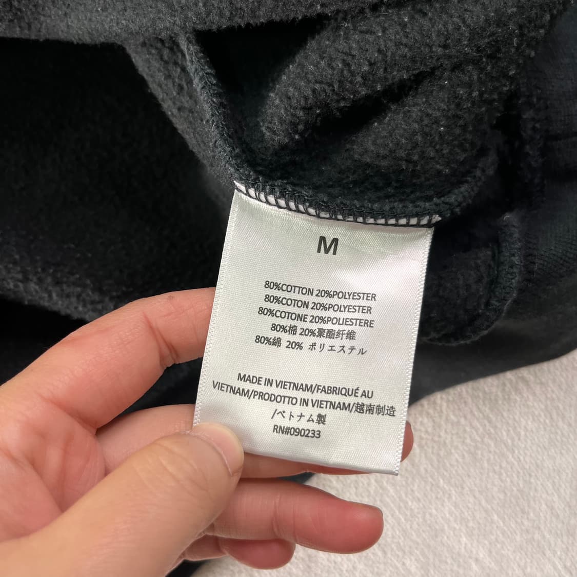 100 피오갓 에센셜 백로고 맨투맨 상품이미지6