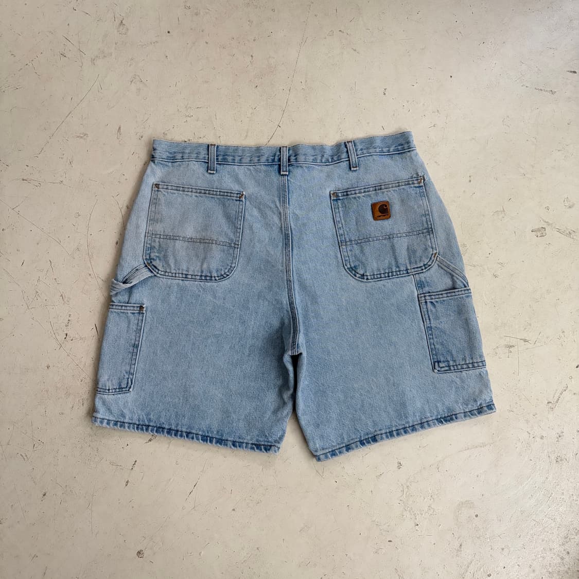 칼하트 빈티지 카펜터 데님 워크 반바지 40 상품이미지6